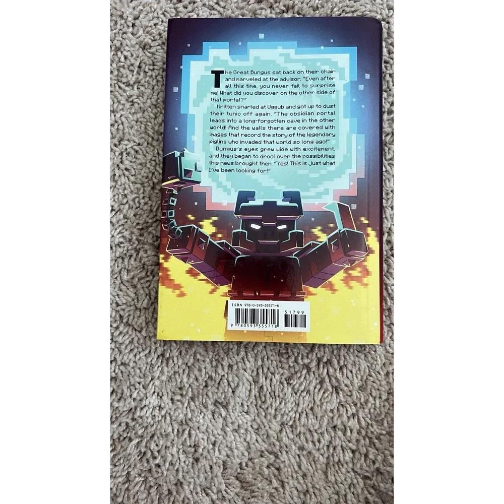Minecraft Legends Return of the Piglins Matt Forbeck 2023 Hardcover